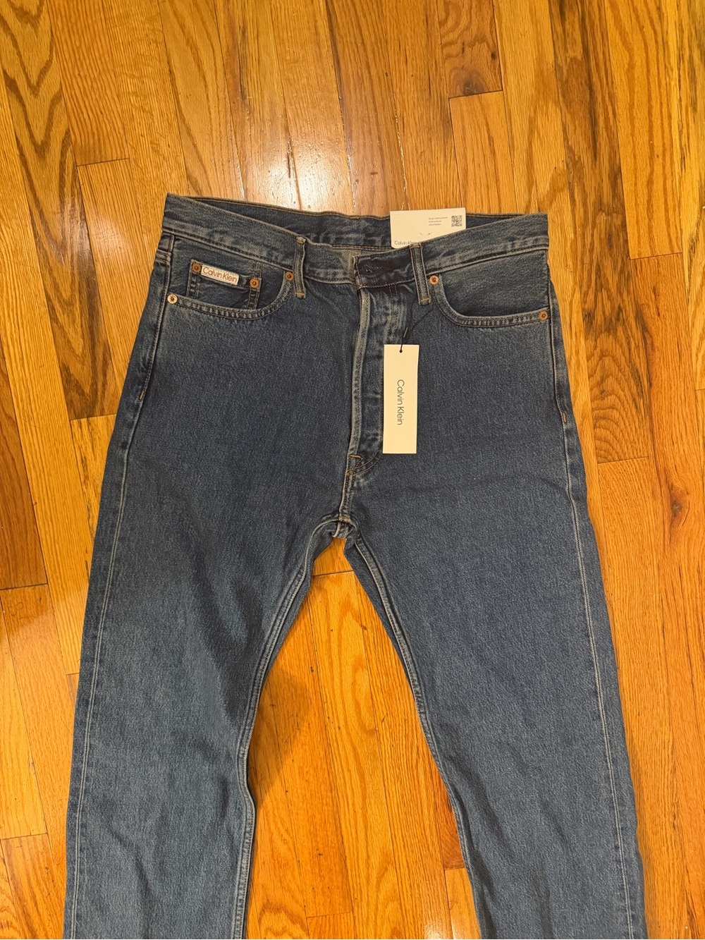 Calvin Klein Men’s Dark Blue Denim Jeans Size 30